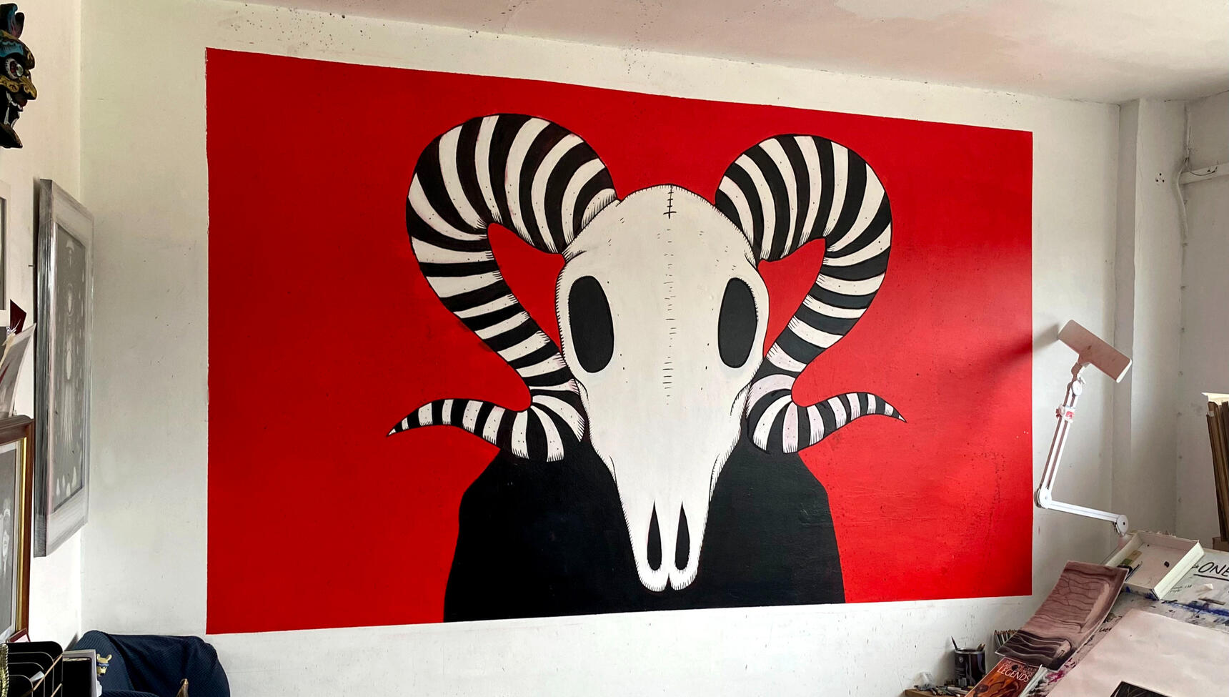 Studio mural, Swansea