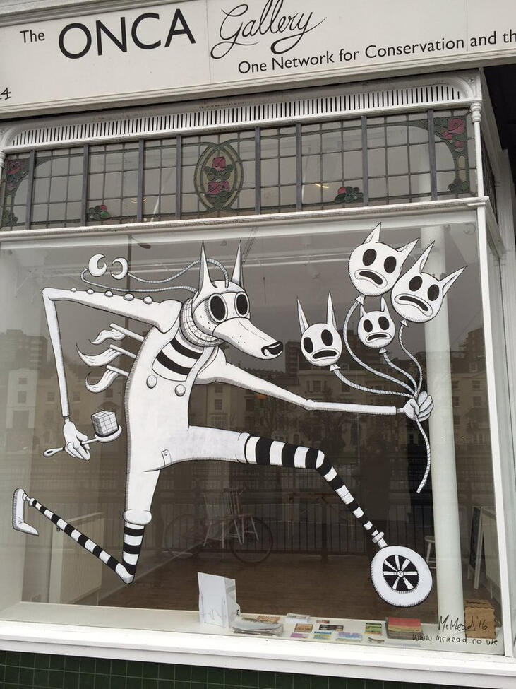 Window design for show, Brighton